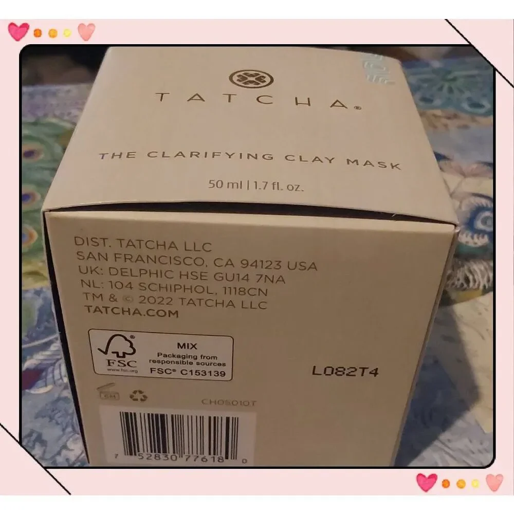 NIB~TATCHA The Clarifying Clay Mask~50ml/1.7 fl. oz.~$70 Retail Value
